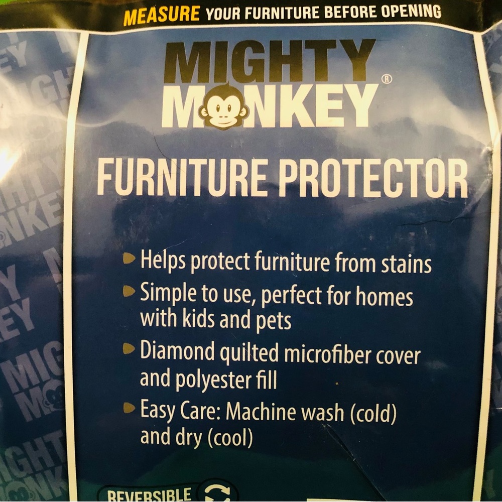 Mighty monkey sofa protector! - Picture 4 of 6